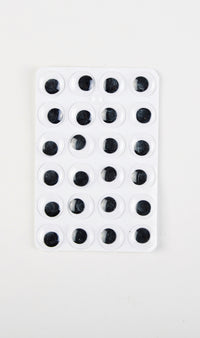 STICKERS MED ØJNE DIA. 15MM 24 STK