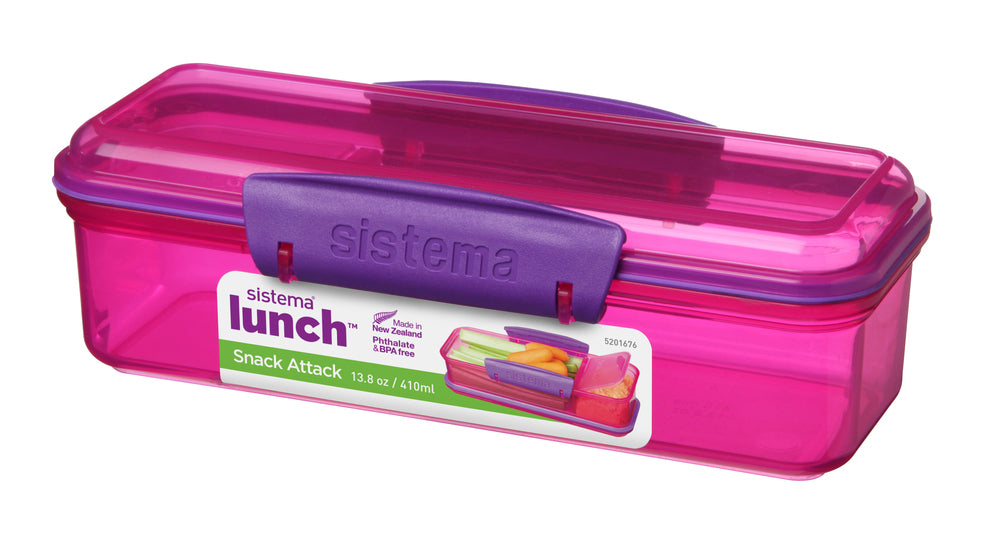 Madkasse Sistema 410ml. snack attack ass