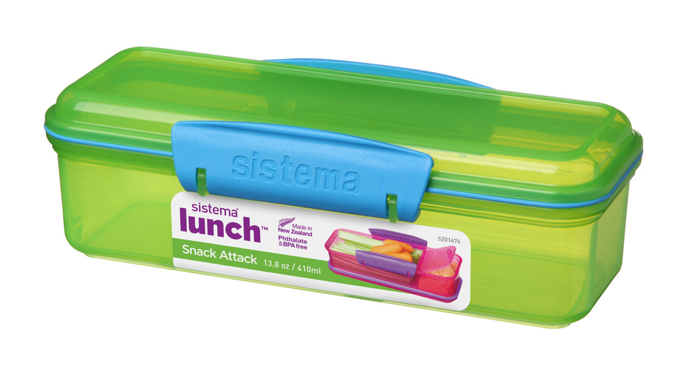 Madkasse Sistema 410ml. snack attack ass