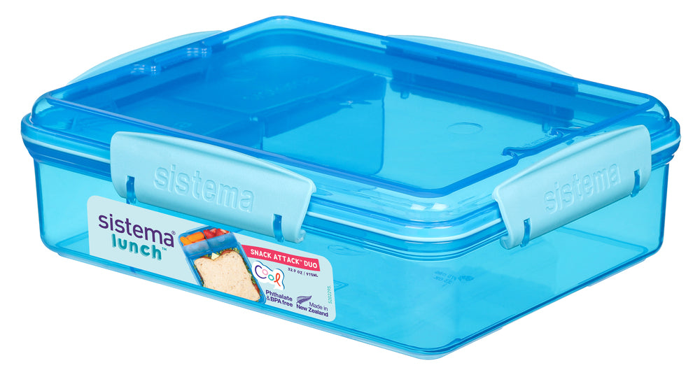Madkasse Sistema 975ml snack attack duo ass