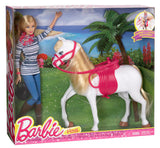 BARBIE DUKKE OG HEST