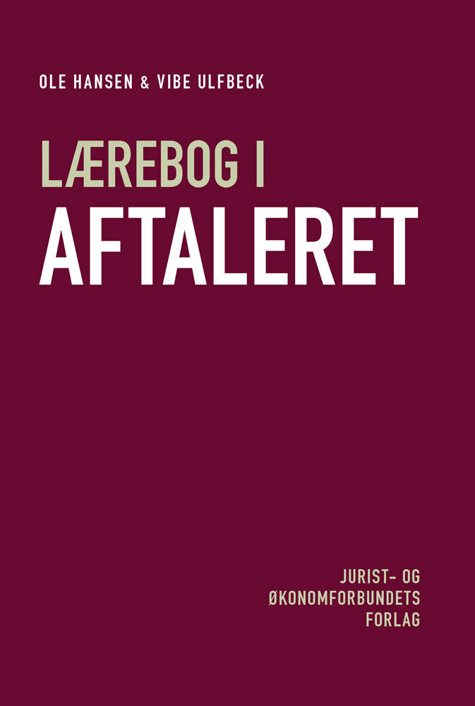 Lærebog i aftaleret