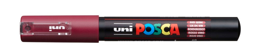 Paintmarker Uni POSCA pc-1mc vin rød