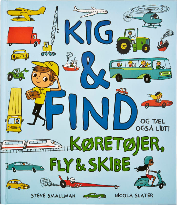 Kig & Find Køretøjer, Fly & Skibe