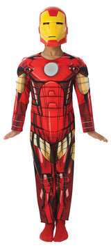DRAGT IRONMAN MED MUSKLER STR. 5-6 ÅR