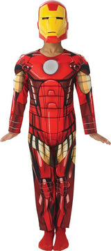 DRAGT IRONMAN MED MUSKLER STR. 5-6 ÅR