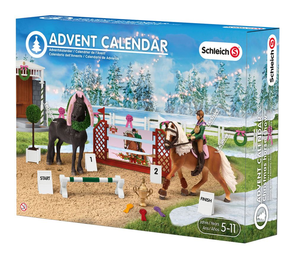 Schleich julekalender med med heste
