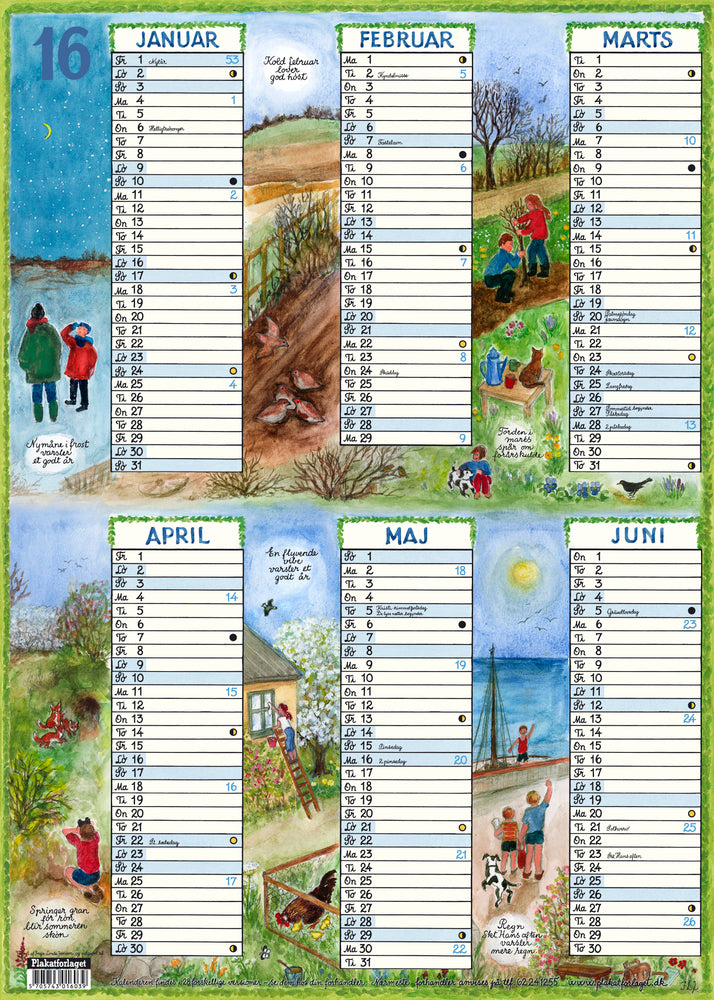 KARTONKALENDER A3 2016