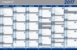 DOBBELT HALVÅRSKALENDER 2017 44X29CM