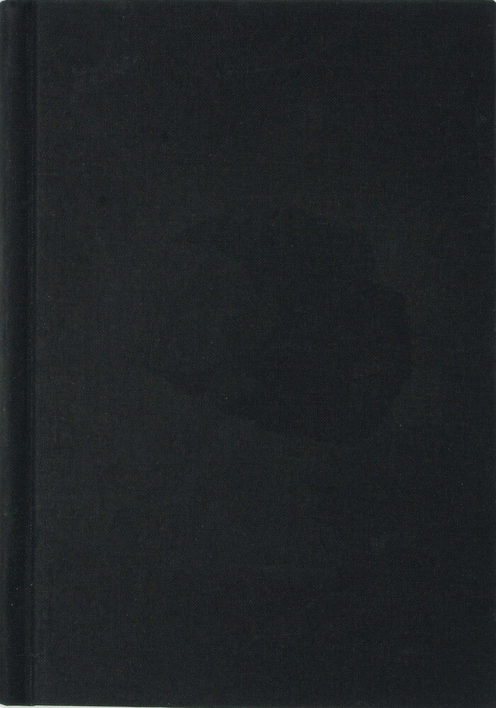 NOTESBOG SORT TEXTIL LINJ. A4