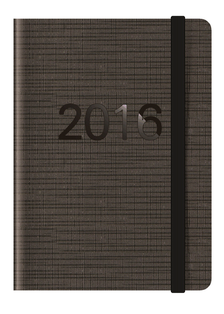 KALENDER LETTS MEMO A6 2016 UGE SORT