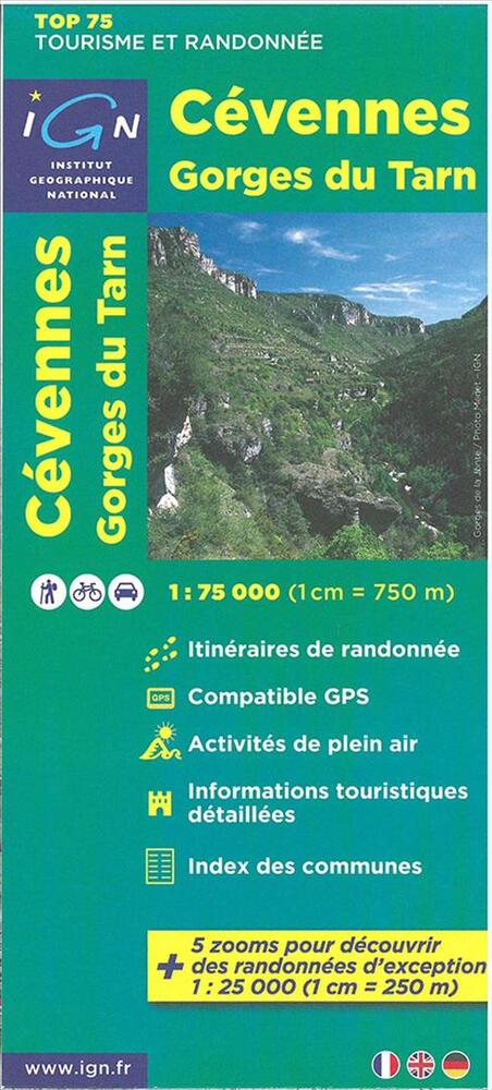 TOP75: 75011 Cevennes - Gorges du Tarn