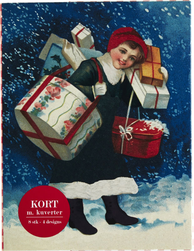 KORT I ÆSKE 9 X 12 CM. 8 STK. NORDISK