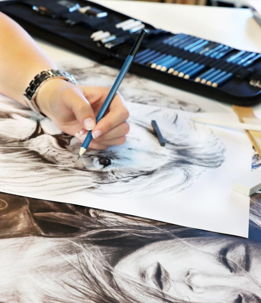 Tegnesæt graphit stylus luksus