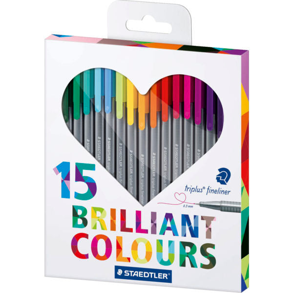 FINELINER STAEDTLER TRIPLUS HJERTE 15ASS.