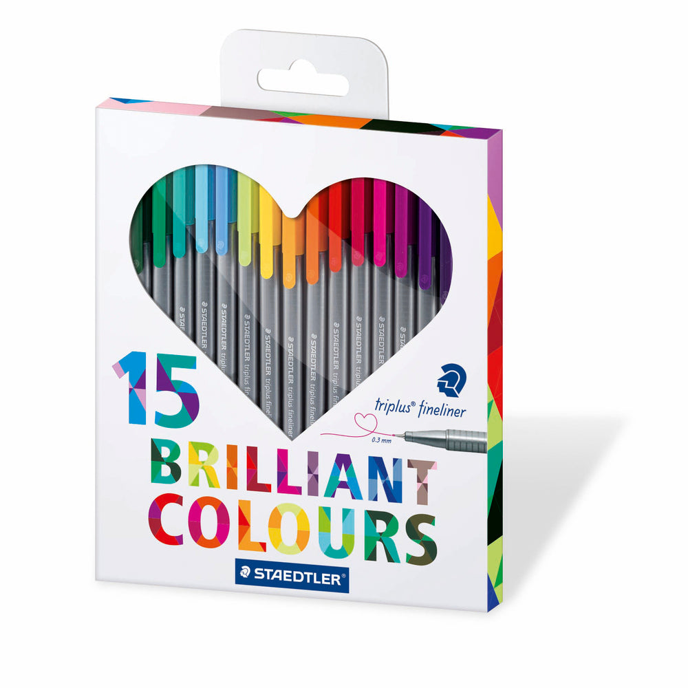 FINELINER STAEDTLER TRIPLUS HJERTE 15ASS.