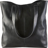 TASKE SHOPPER LÆDER LOOK SORT