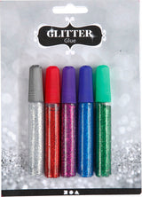 Glitterlim sortiment 5x10 ml