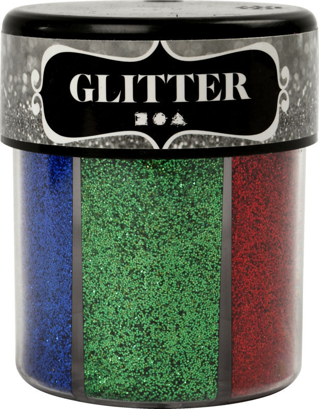 Glitter sortiment 6x13 gram