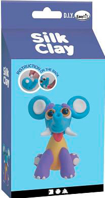 SILK CLAY FUNNY FRIENDS ELEFANT
