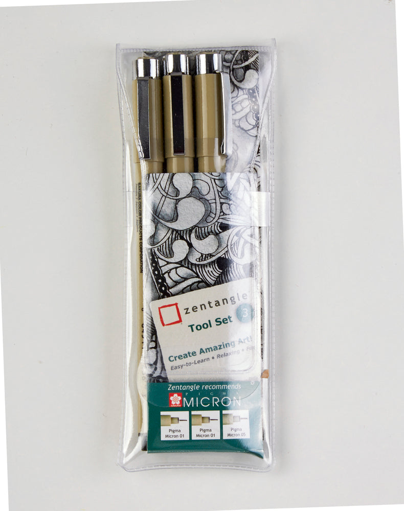 ZENTANGLE KIT SÆT 3 STK. PENNE