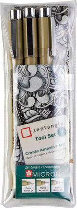 ZENTANGLE KIT SÆT 3 STK. PENNE