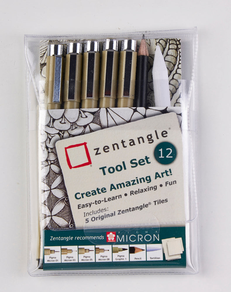 ZENTANGLE KIT SÆT 12 DELE