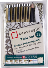 ZENTANGLE KIT SÆT 12 DELE