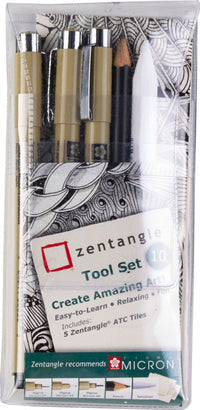 ZENTANGLE KIT SÆT 10 DELE