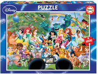Puslespil marvellous world of disney 1000 brikker