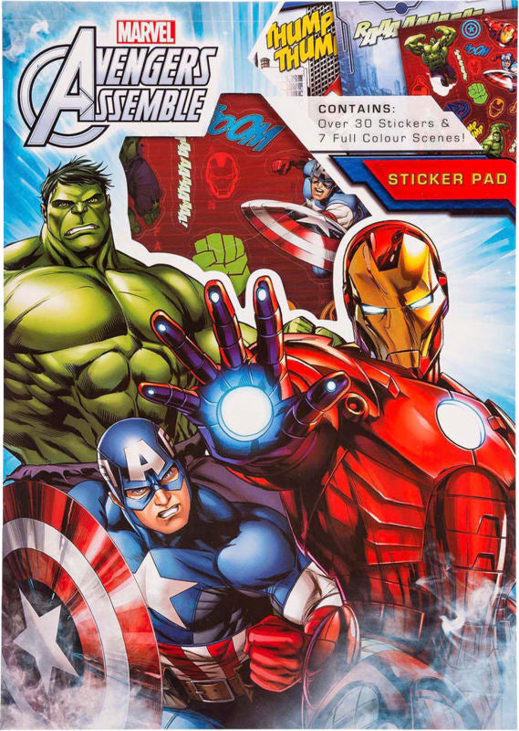 AVENGERS STICKER PAD SÆT