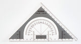 Geometritrekant precision antiskrid stor b/sølv
