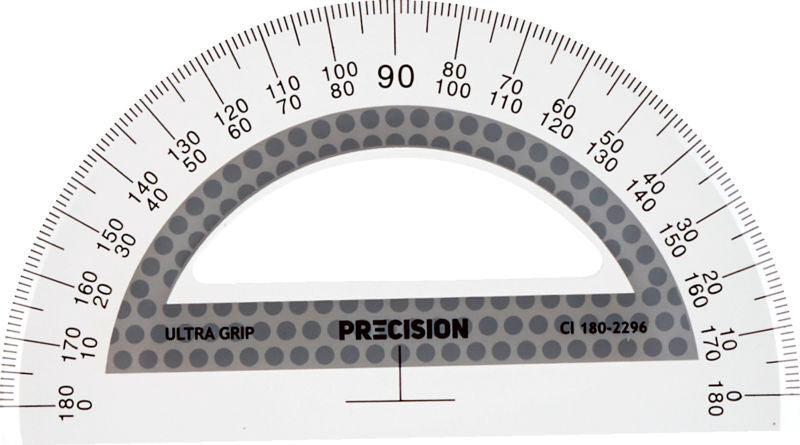 Vinkelmåler precision 10 cm b/sølv