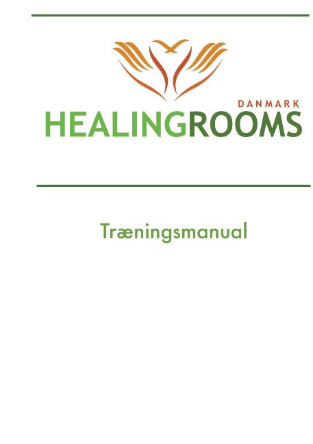 Healing Rooms Træningsmanual