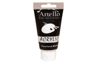 Akrylmaling Artello hvid pearlized 75ml