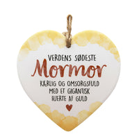 KERAMIKHJERTE MORMOR