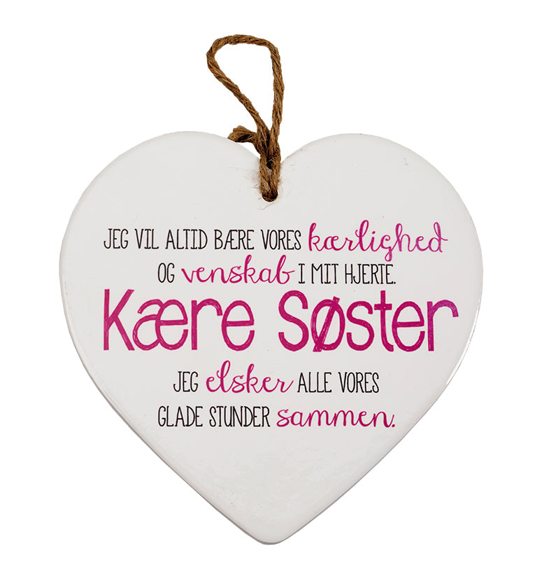 KERAMIKHJERTE SØSTER