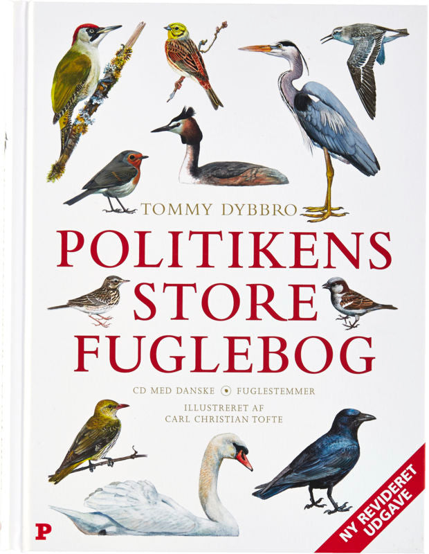 POLITIKENS STORE FUGLEBOG MED CD