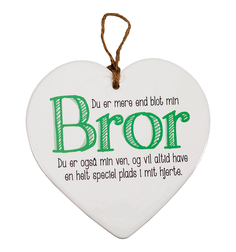 KERAMIKHJERTE BROR
