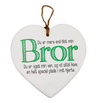 KERAMIKHJERTE BROR