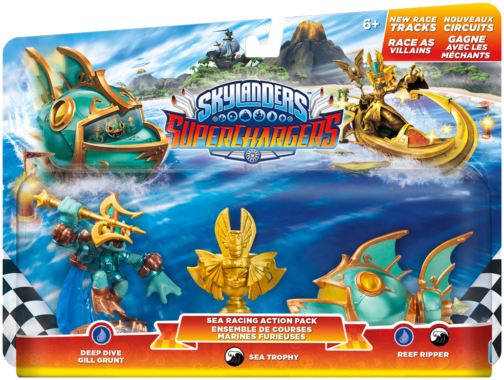 Skylanders superchargers racing racing pack figures