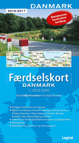 Færdselskort Danmark 2016-2017