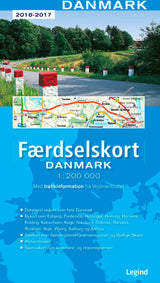 Færdselskort Danmark 2016-2017