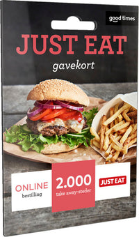 GOOD TIMES JUST EAT GAVEKORT 200 HANGER