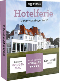 GOOD TIMES HOTELFERIE 2 OVERNATNINGER FOR 2 - BOX
