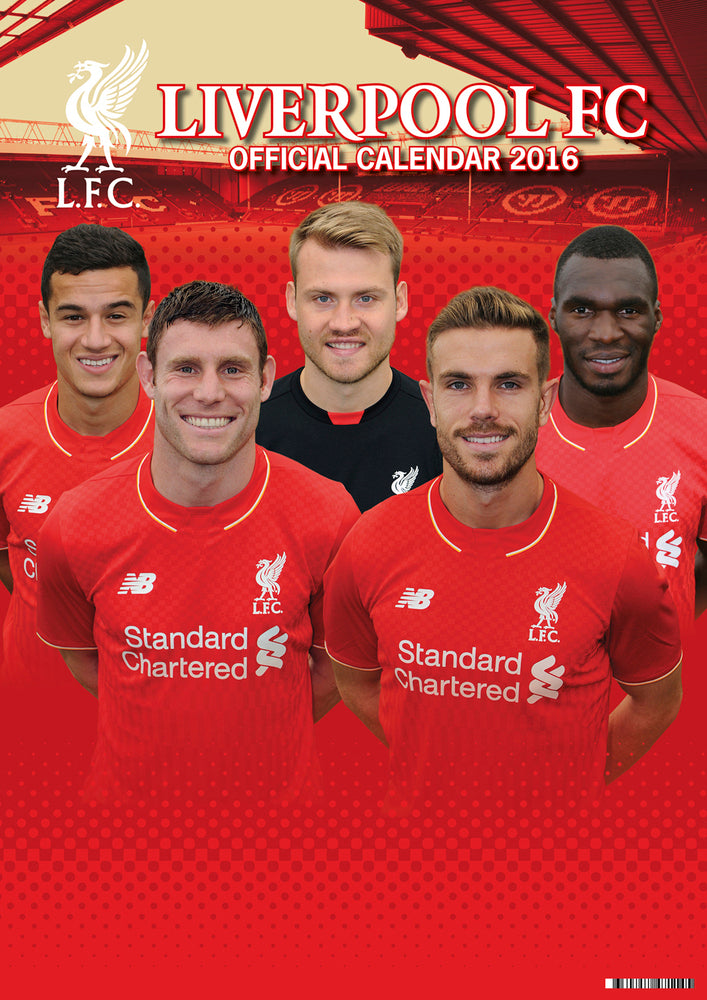 KALENDER LIVERPOOL 2016