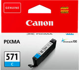 BLÆK CANON CLI-571 CYAN INK TANK