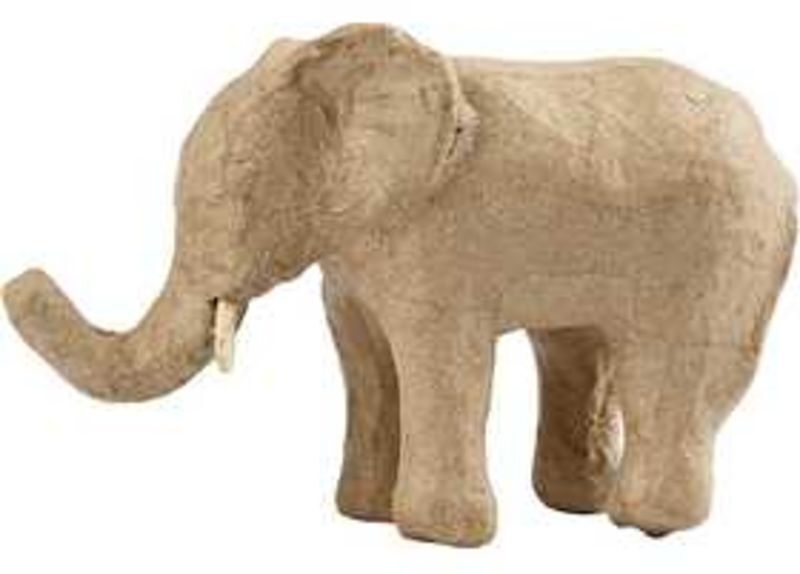 PAPMACHÉDYR ELEFANT