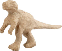 PAPMACHÉDYR DINOSAUR, H: 9,5 CM, 1 STK.