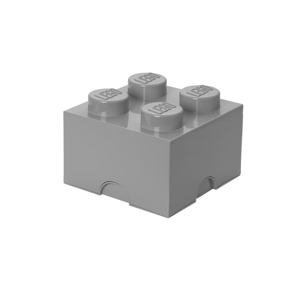 LEGO opbevaringskasse 4 - medium grå
